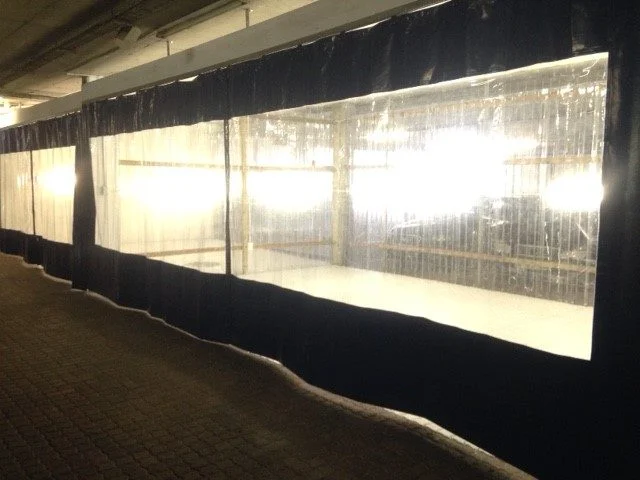 Factory partition curtains